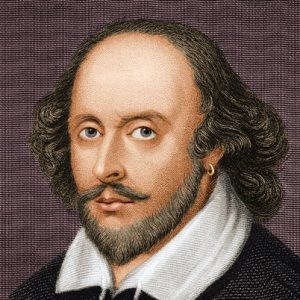 William Shakespeare, famous English poet and playwright