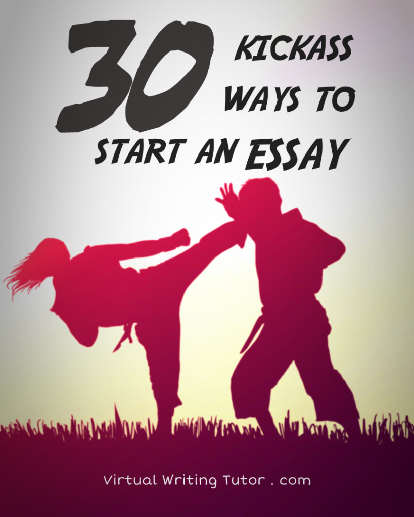 how to write a kickass essay