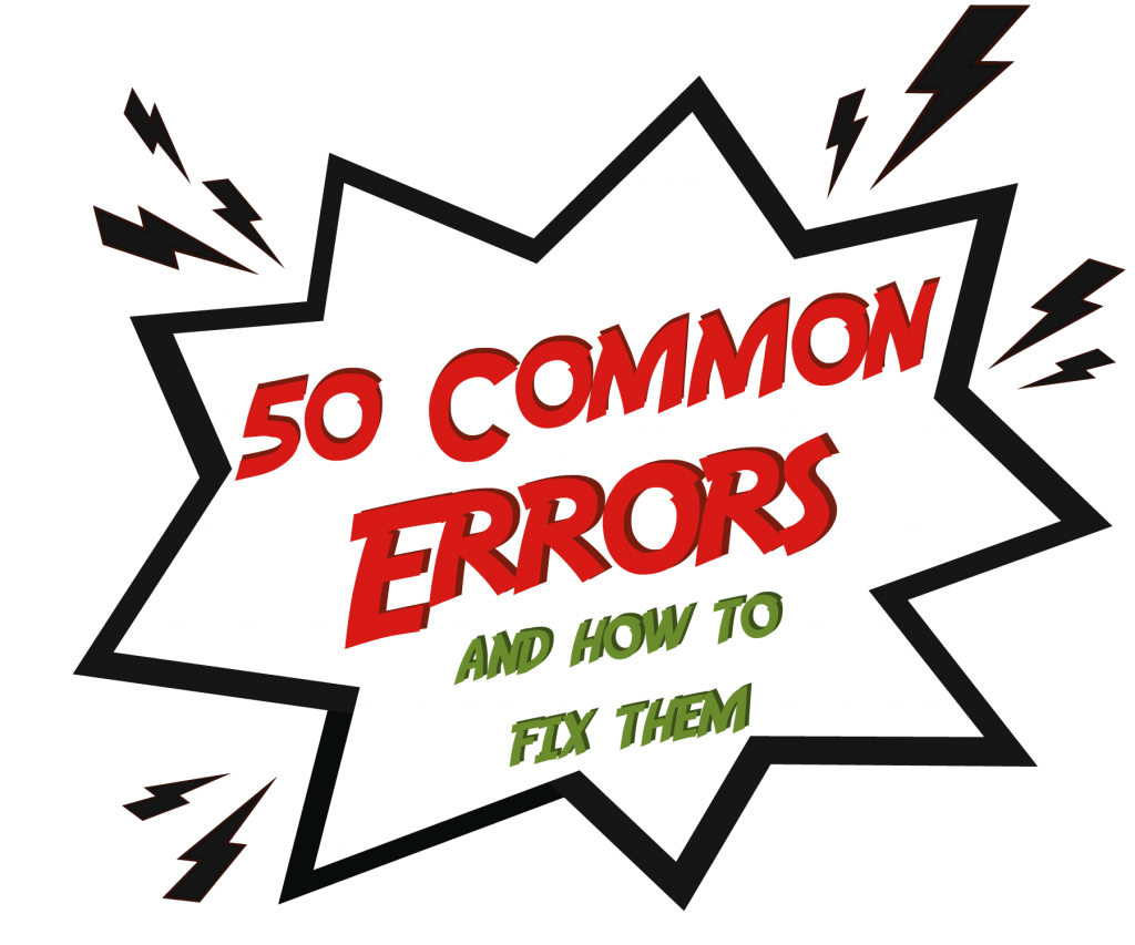 50 Common Errors Check Grammar Avoid Mistakes