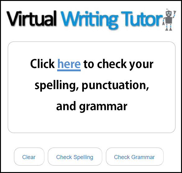 click here to check your grammar