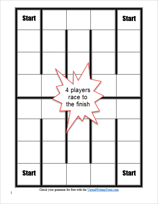 4-Start Board Game Template