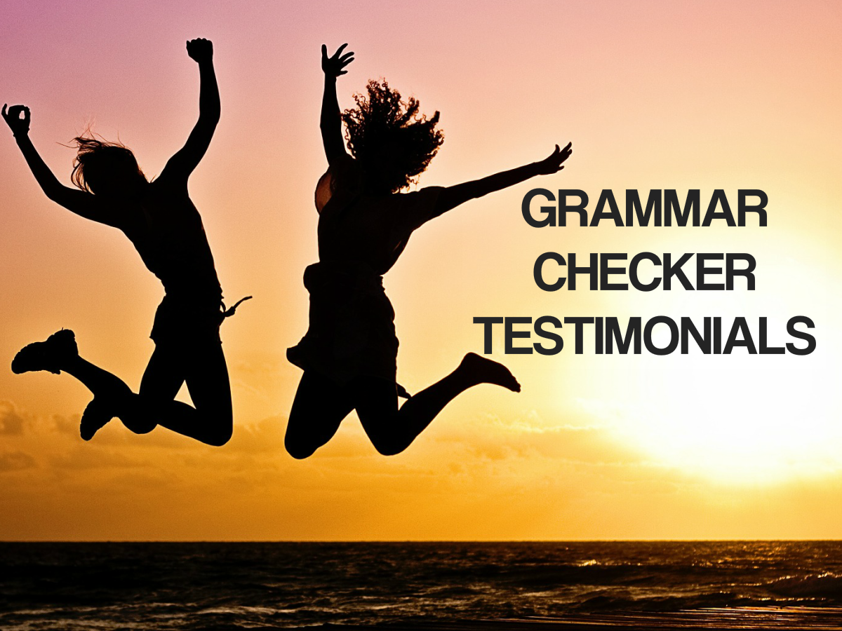Grammar Checker Testimonials Virtual Writing Tutor Blog