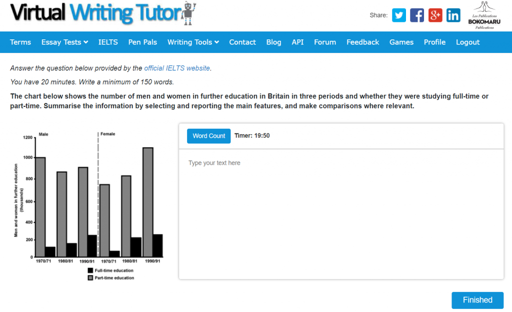 ielts virtual writing tutor