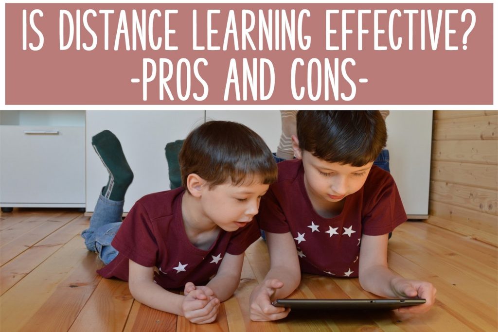 Distance learning pros and cons