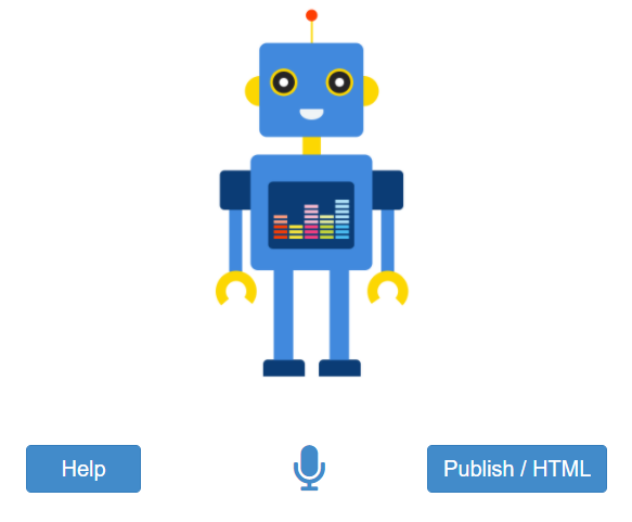 Publish you chatbot dialogue for oral practice with your microphone