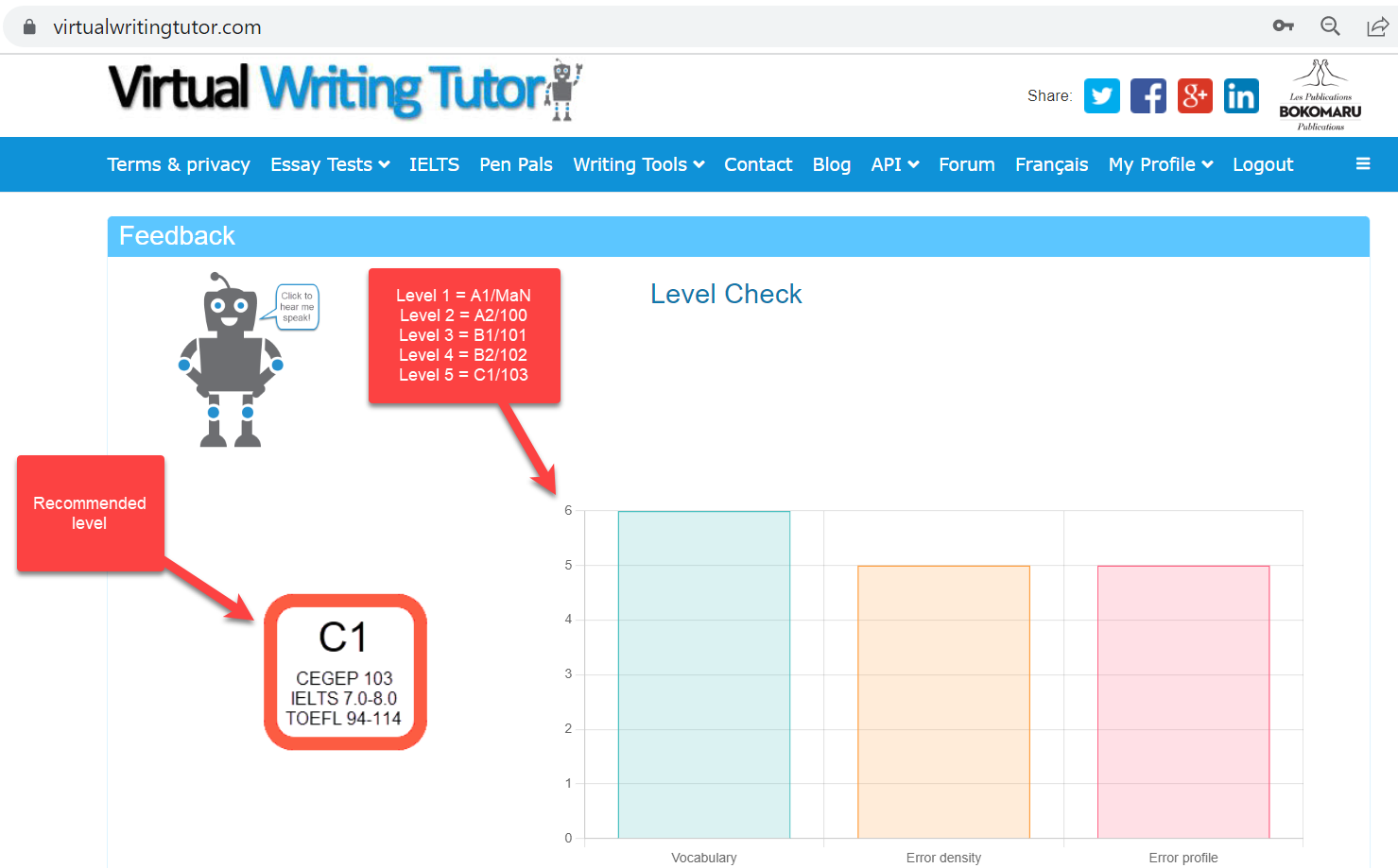What's my English level? Virtual Writing Tutor Blog