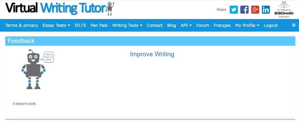 Improve writing after